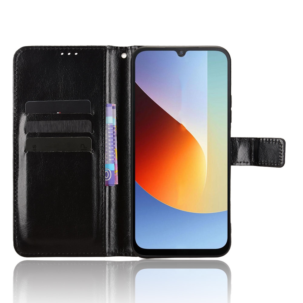 Crazy knižkové púzdro na Xiaomi Redmi A7 Pro - čierne