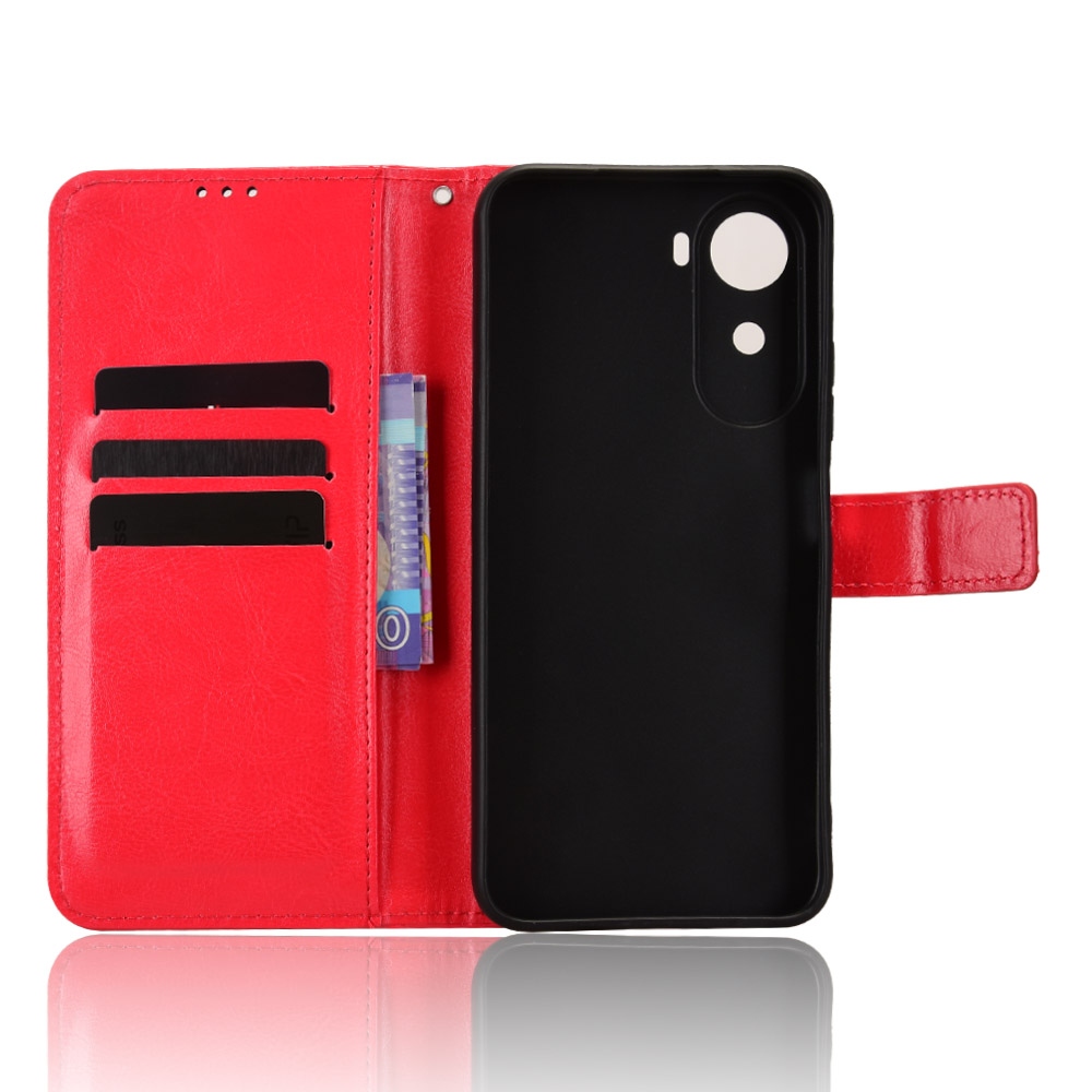 Crazy knižkové púzdro na Xiaomi Redmi A7 Pro - červené