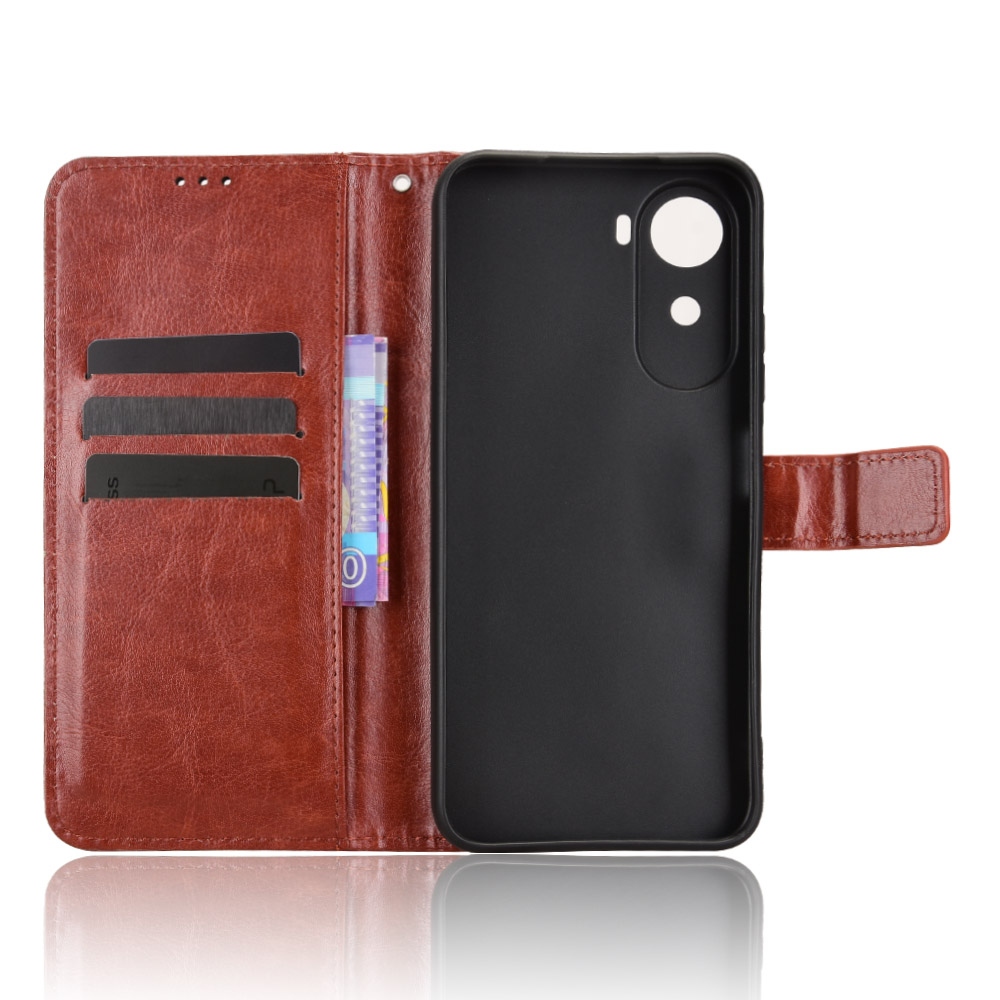 Crazy knižkové púzdro na Xiaomi Redmi A7 Pro - hnedé