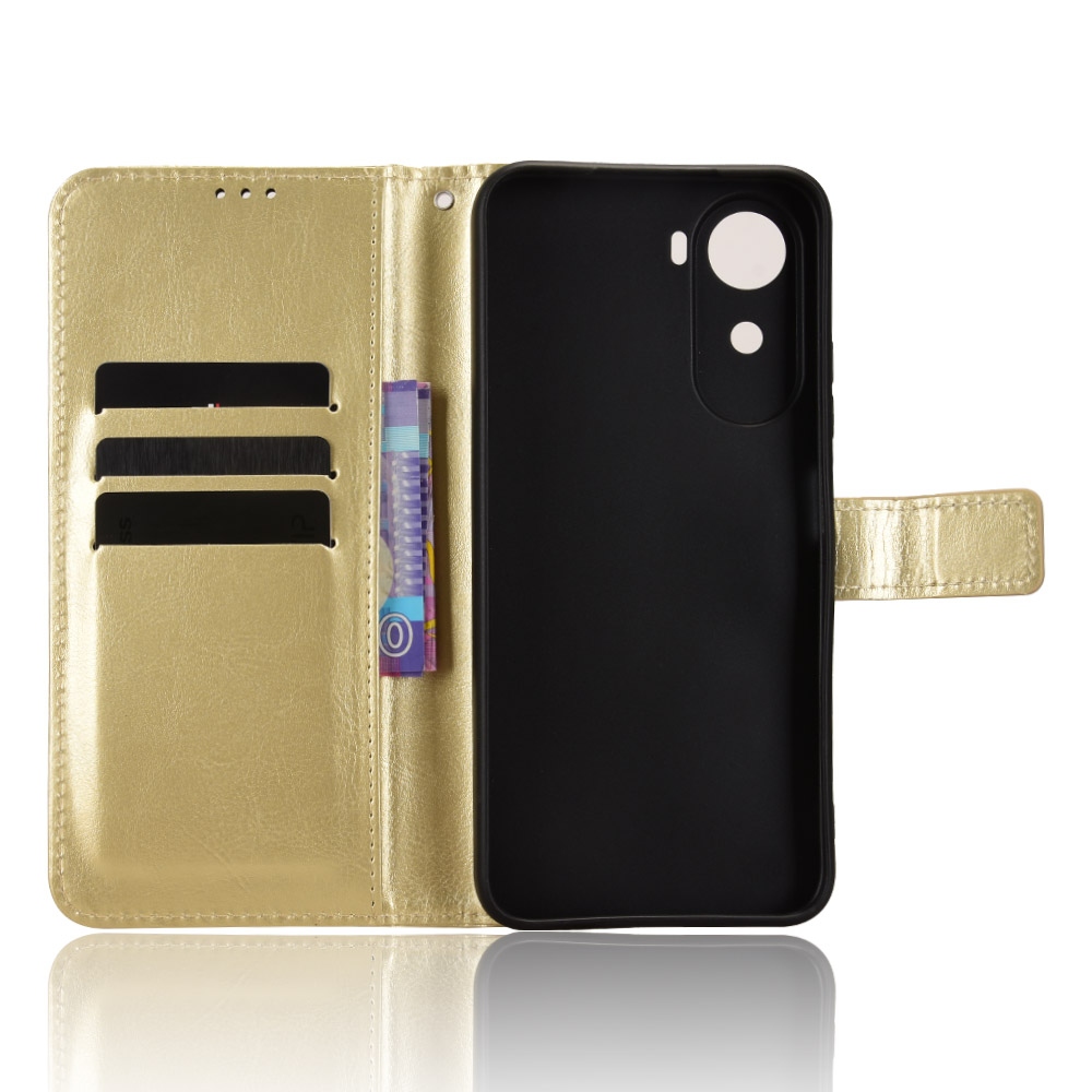 Crazy knižkové púzdro na Xiaomi Redmi A7 Pro - zlaté
