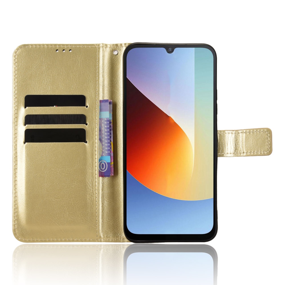 Crazy knižkové púzdro na Xiaomi Redmi A7 Pro - zlaté