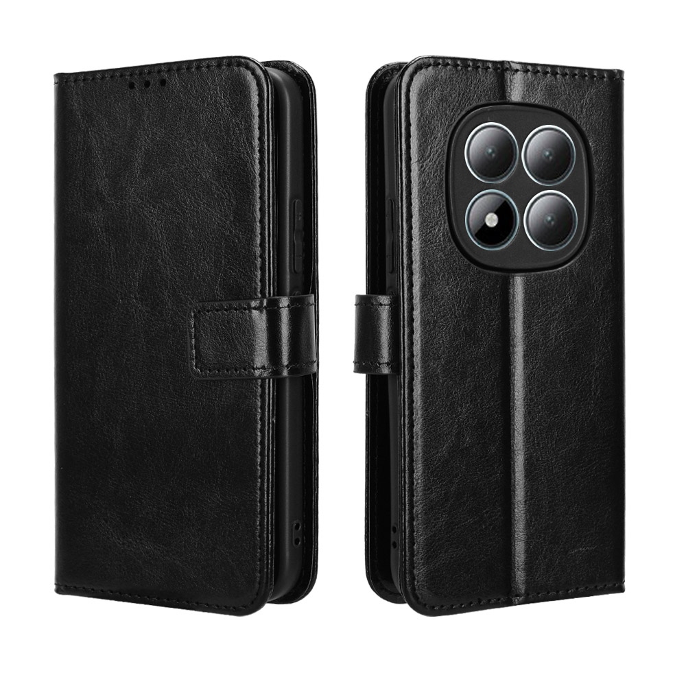 Crazy knižkové púzdro na Xiaomi Redmi Note 15 Pro 4G - čierne