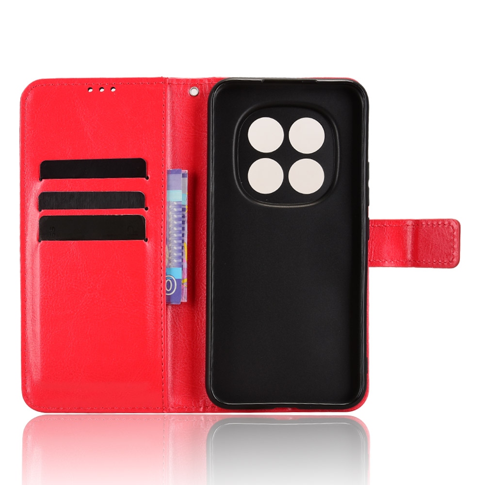 Crazy knižkové púzdro na Xiaomi Redmi Note 15 Pro 4G - červené