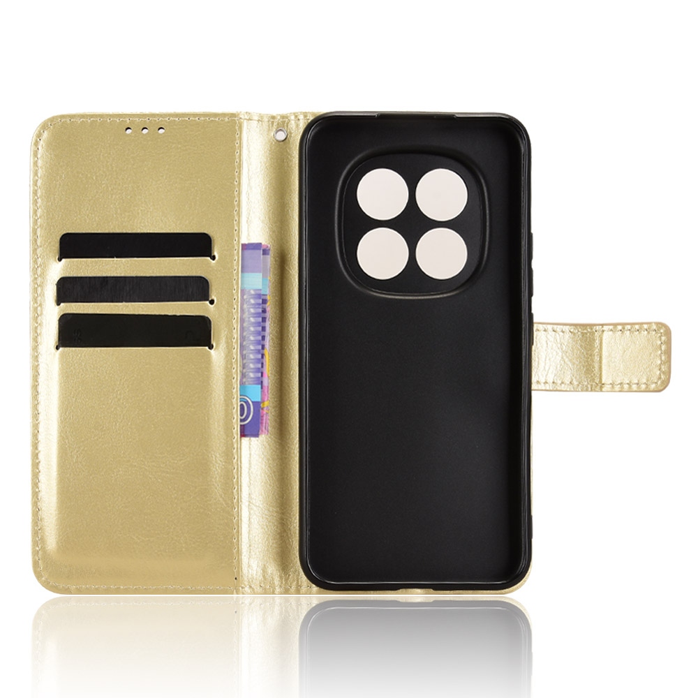 Crazy knižkové púzdro na Xiaomi Redmi Note 15 Pro 4G - zlaté