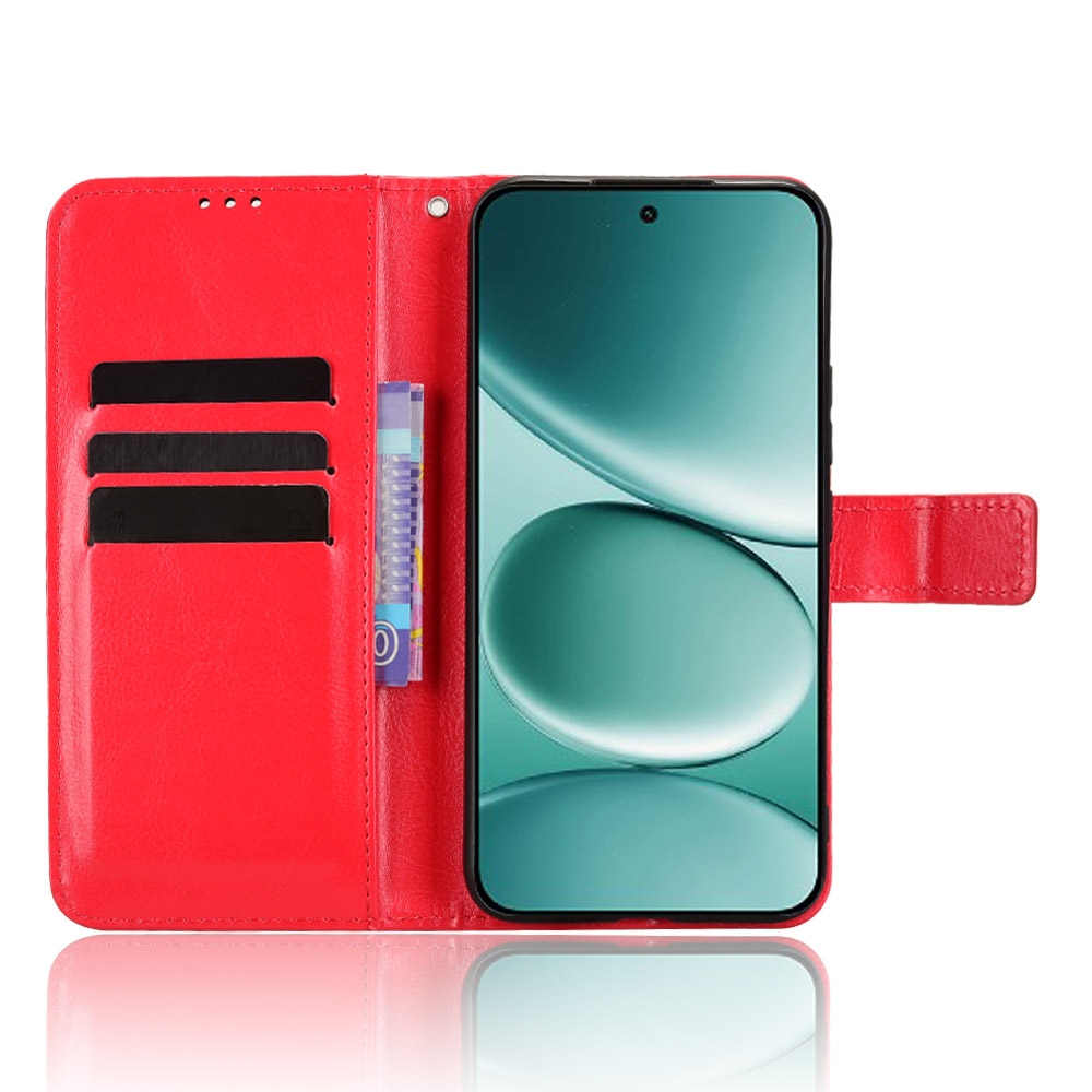 Crazy knižkové púzdro na Xiaomi Redmi Note 15 Pro 5G - červené