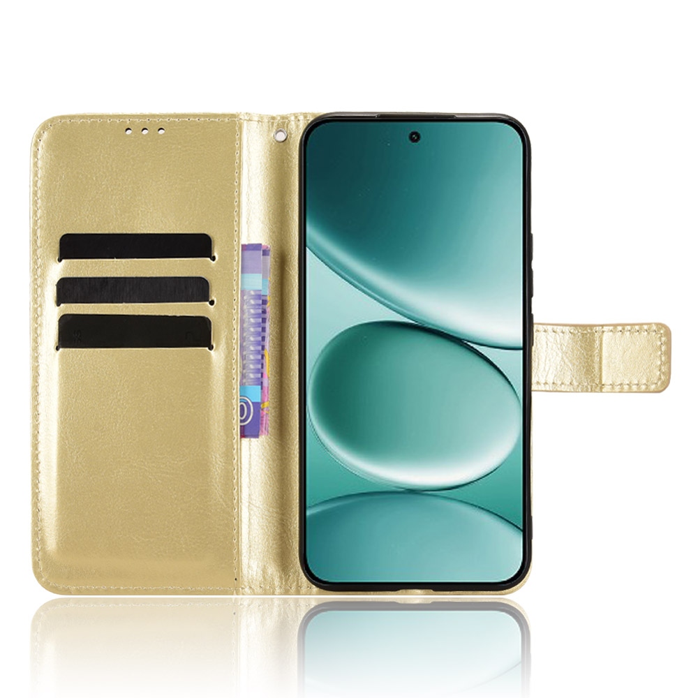 Crazy knižkové púzdro na Xiaomi Redmi Note 15 Pro 5G - zlaté