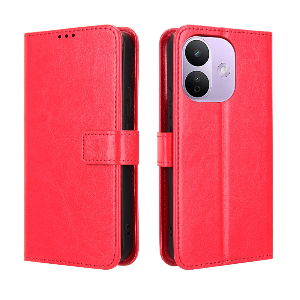 Crazy knižkové púzdro na Xiaomi Redmi Note 17 Pro 5G - červené