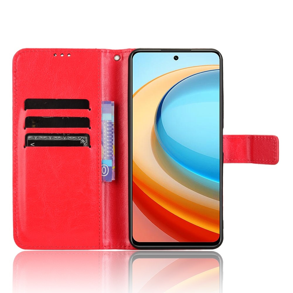 Crazy knižkové puzdro na ZTE Blade A75 5G - červené