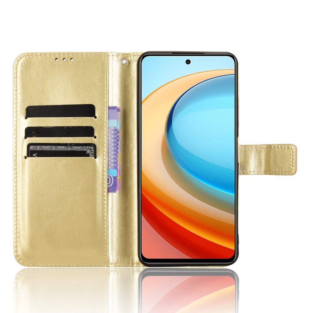 Crazy knižkové púzdro na ZTE Blade A75 5G - zlaté