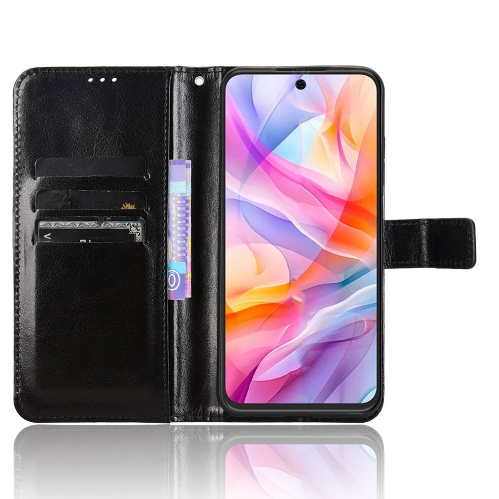 Crazy knižkové púzdro na ZTE Blade V70 Vita - čierne