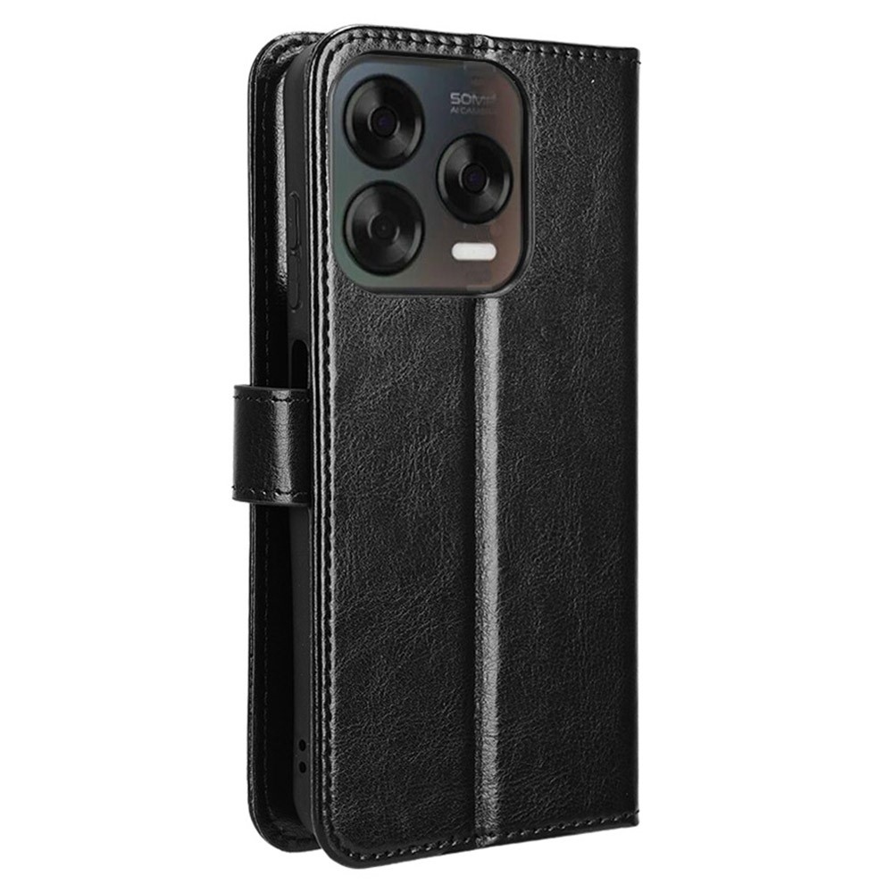 Crazy knižkové púzdro na ZTE Blade V70 Vita - čierne