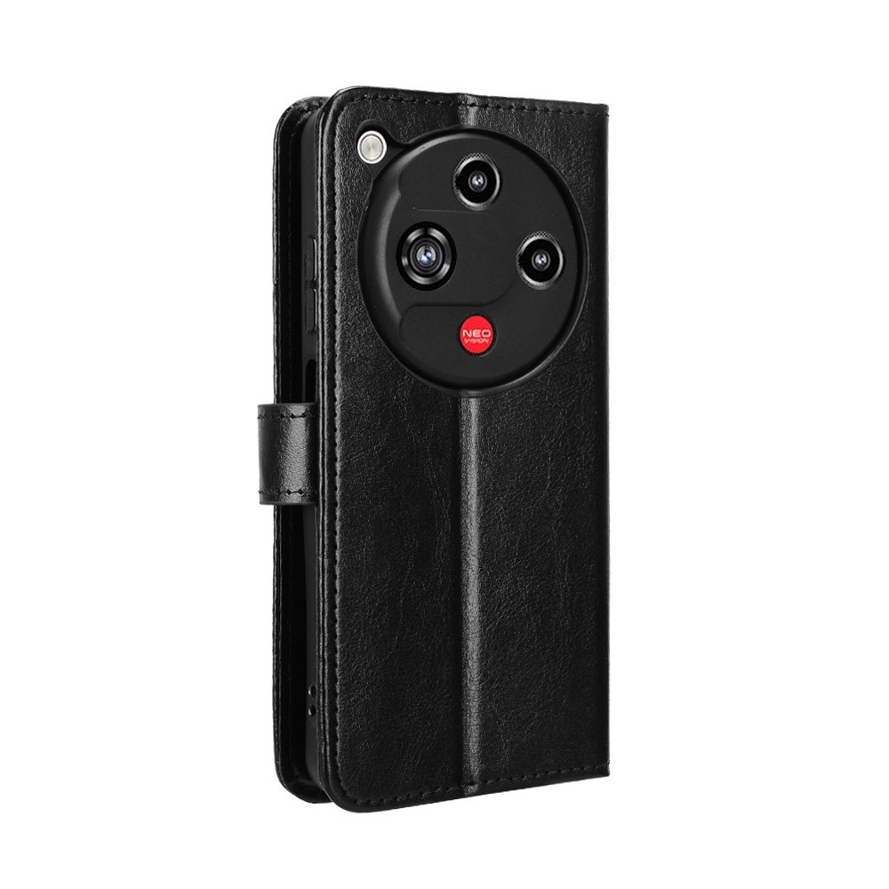 Crazy knižkové puzdro na ZTE Nubia Focus 2 5G - čierne