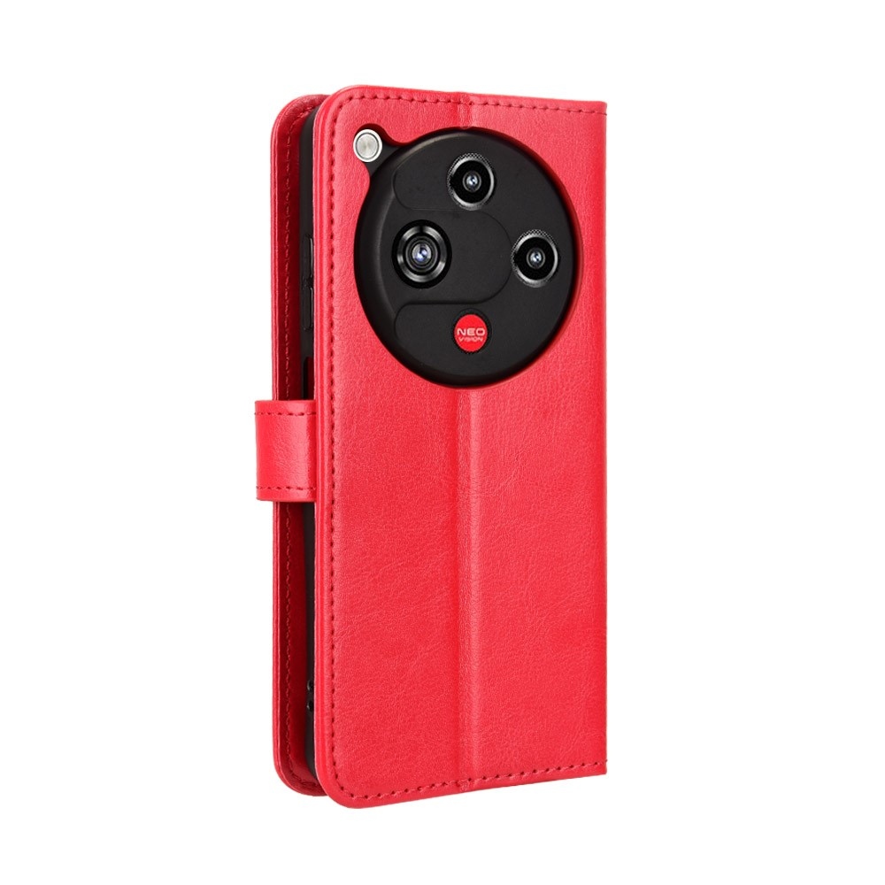 Crazy knižkové puzdro na ZTE Nubia Focus 2 5G - červené
