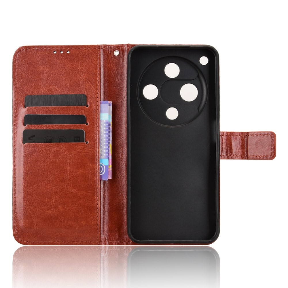 Crazy knižkové puzdro na ZTE Nubia Focus 2 5G - hnedé