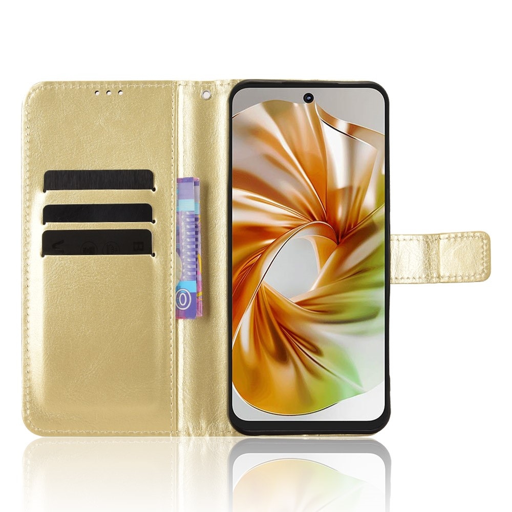 Crazy knižkové puzdro na ZTE Nubia Focus 2 5G - zlaté