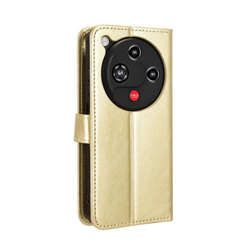 Crazy knižkové puzdro na ZTE Nubia Focus 2 5G - zlaté