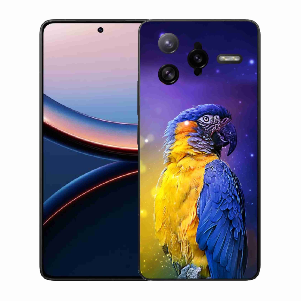 Gélový kryt mmCase na Xiaomi Poco F7 Ultra - papagáj ara 1