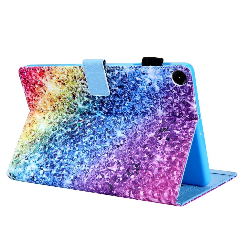 Cross chytré zatváracie púzdro na Samsung Galaxy Tab A11/Tab A9 - farebné diamanty