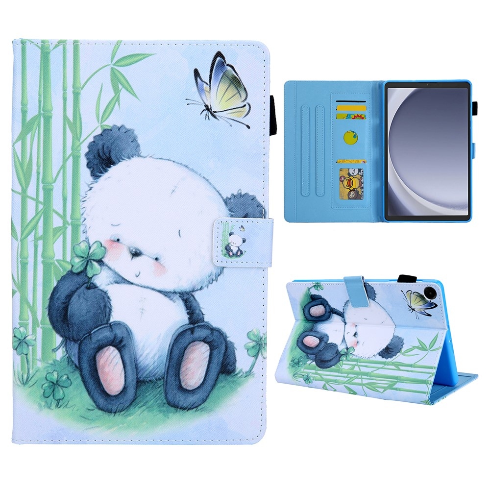 Cross chytré zatváracie púzdro na Samsung Galaxy Tab A11/Tab A9 - panda