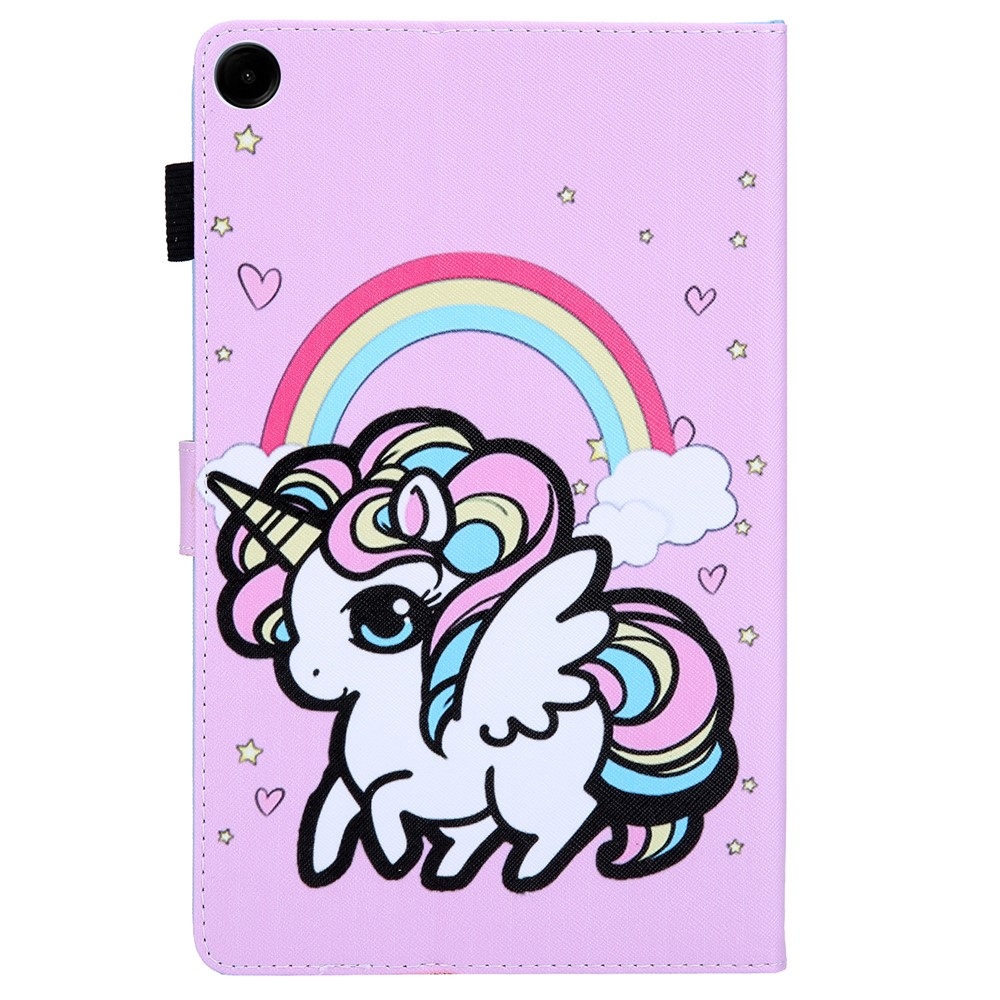 Cross chytré zatváracie púzdro na Samsung Galaxy Tab A11/Tab A9 - poník a dúha