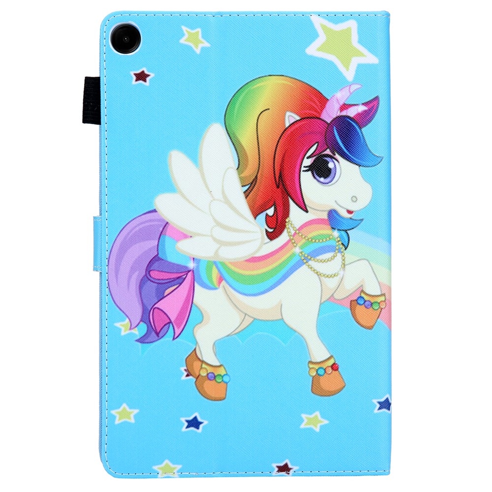 Cross chytré zatváracie púzdro na Samsung Galaxy Tab A11/Tab A9 - poník a hviezdy