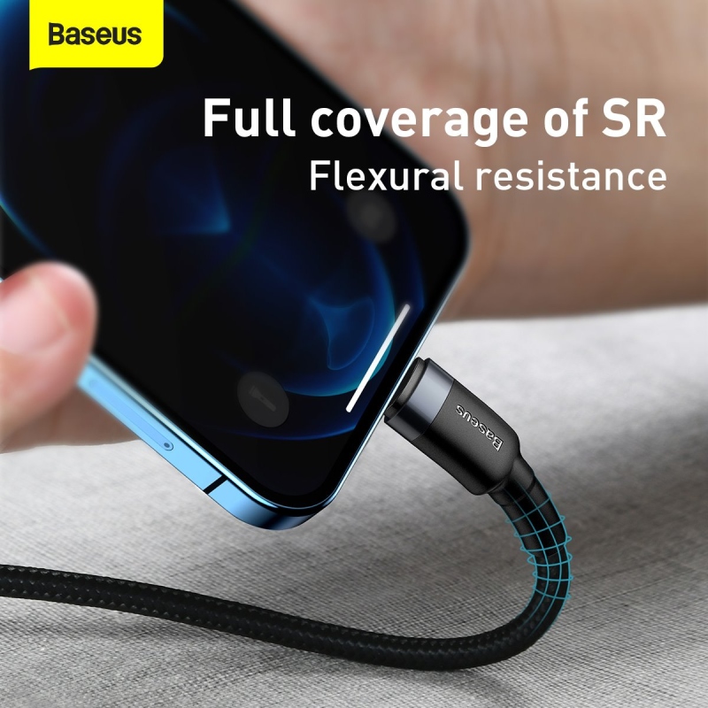 Baseus Cafule Dátový Kábel USB-C - Lighting 20W 1m Gray/Black