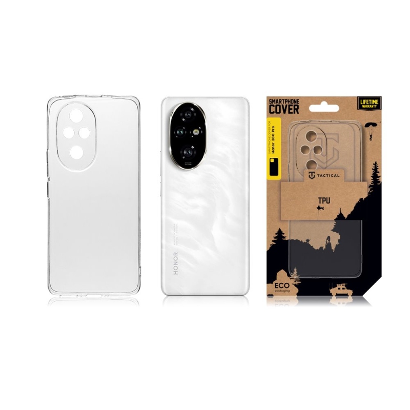 Tactical TPU Kryt pre Honor 200 Pro Transparent