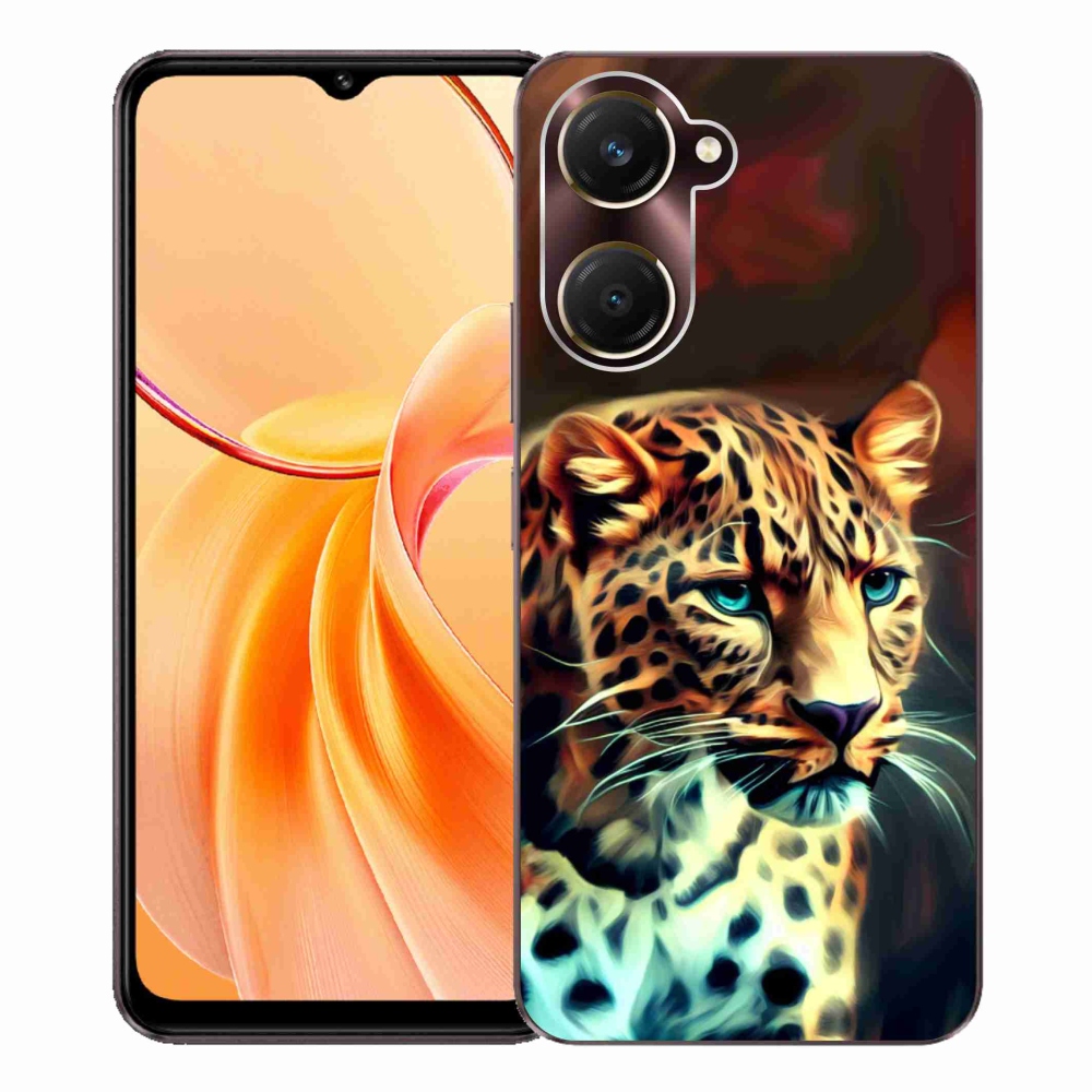 Gélový kryt mmCase na Vivo Y28s 5G - leopard