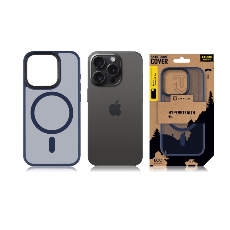 Tactical MagForce Hyperstealth Kryt pre iPhone 15 Pro Deep Blue