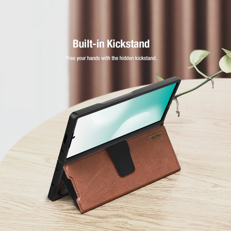 Puzdro Nillkin Aoge pre Samsung Galaxy Z Fold 7 Brown