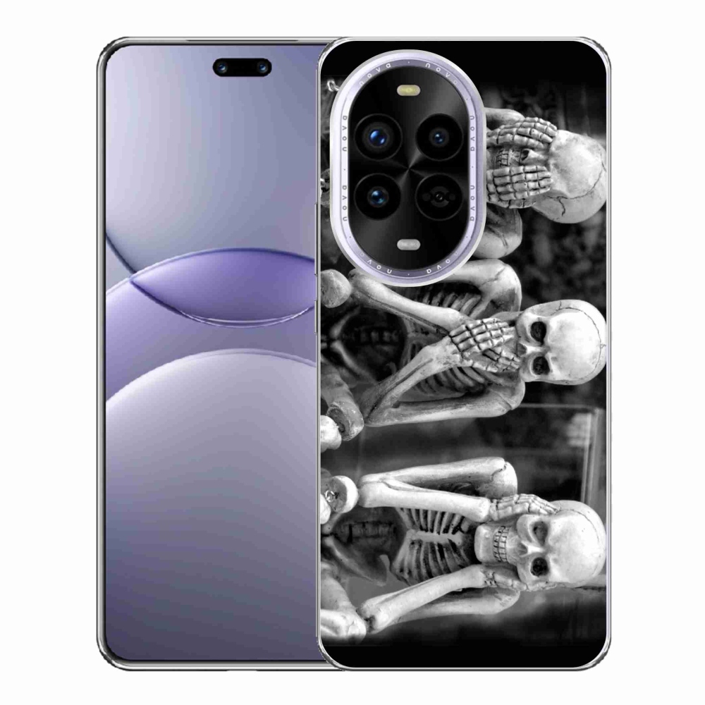 Gélový kryt mmCase na Huawei Nova 13 Pro 5G - kostlivci