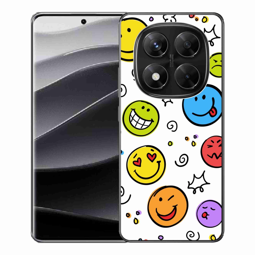 Gélový kryt mmCase na Xiaomi Redmi Note 14 Pro 5G/Poco X7 5G - smajlíci
