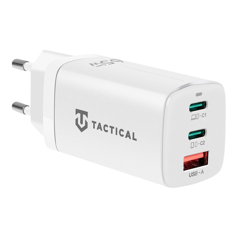 Taktický blesk 2.0 GaN 65W biely