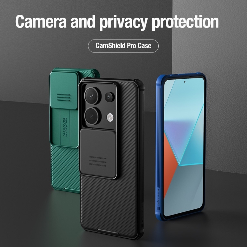 Nillkin CamShield PRO Zadný Kryt pre Xiaomi Redmi Note 13 Pro 5G/ Poco X6 5G Black