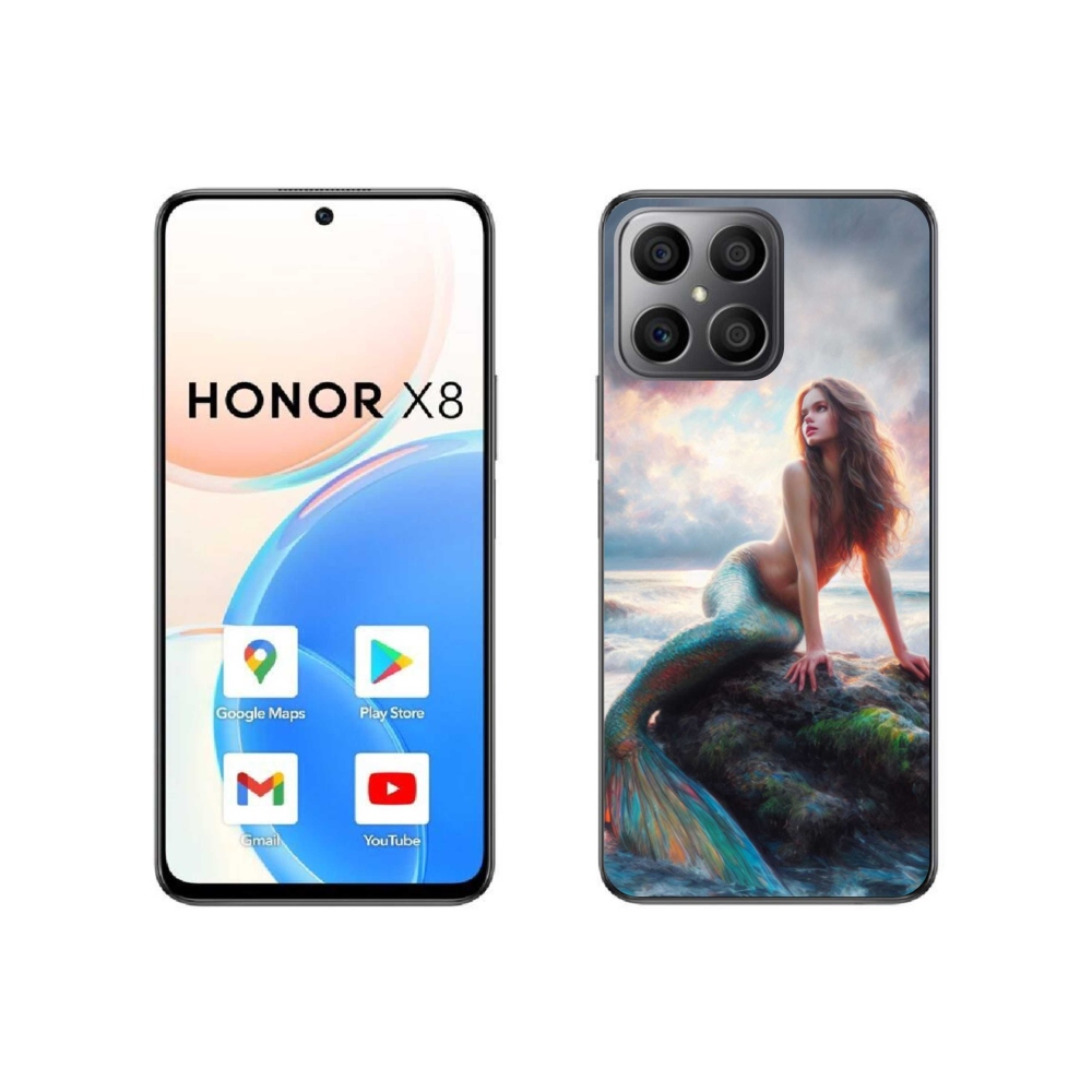 Gélový kryt mmCase na Honor X8 4G - morská panna