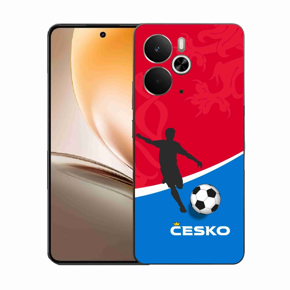 Gélový kryt mmCase na Realme 14 5G - futbal Česko
