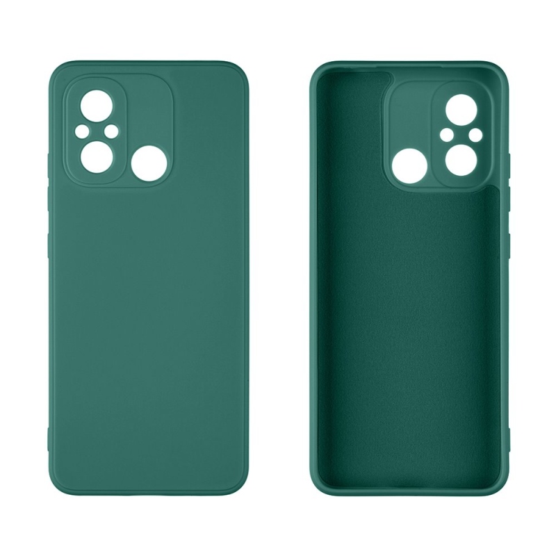 OBAL:ME Matte TPU Kryt pre Xiaomi Redmi 12C Dark Green