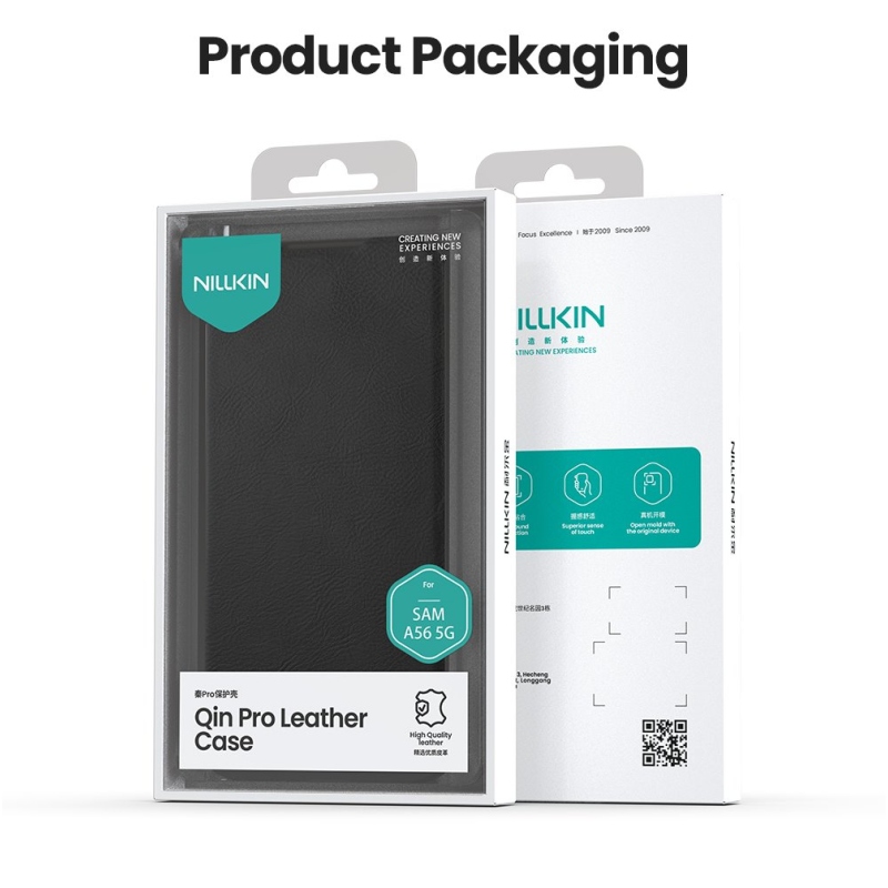 Nillkin Qin Book PRO Puzdro pre Samsung Galaxy A56 5G Black