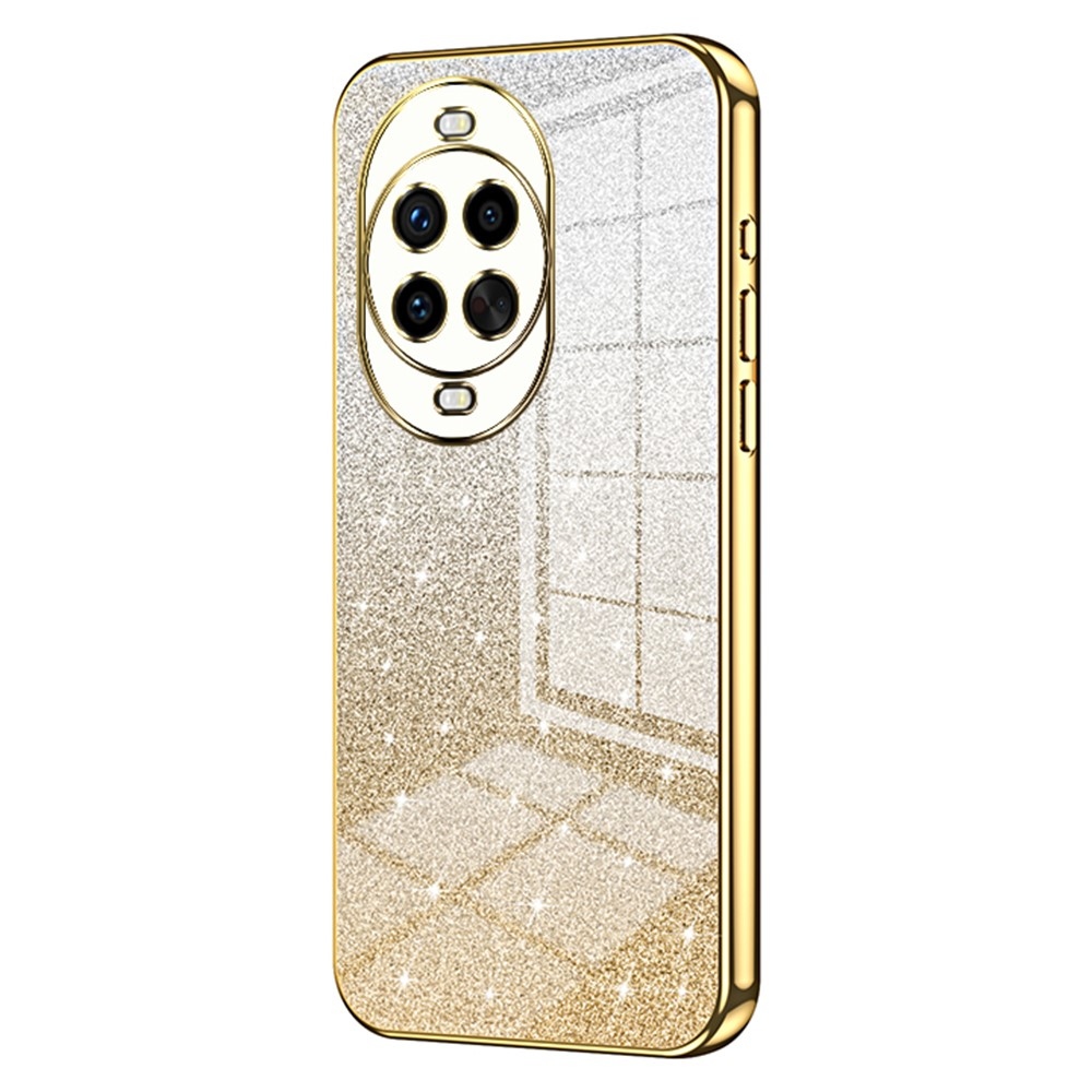 Cut gélový trblietavý obal na Huawei Nova 14 Pro 5G - zlatý