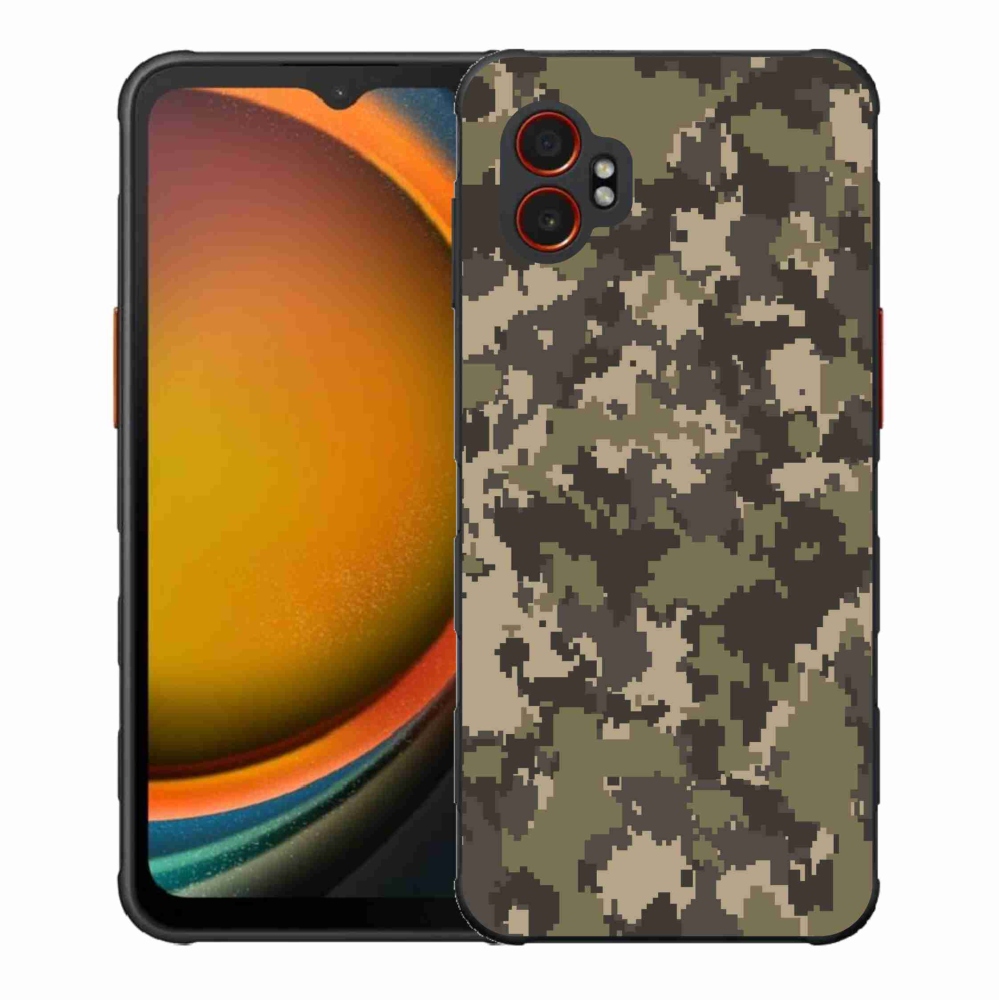 Gélový kryt mmCase na Samsung Galaxy Xcover 7 Pro - maskáčový vzor 12