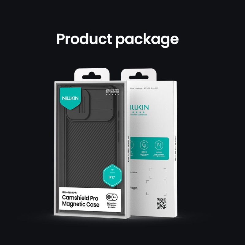 Nillkin CamShield PRO Magnetický zadný kryt pre Apple iPhone 17 Black
