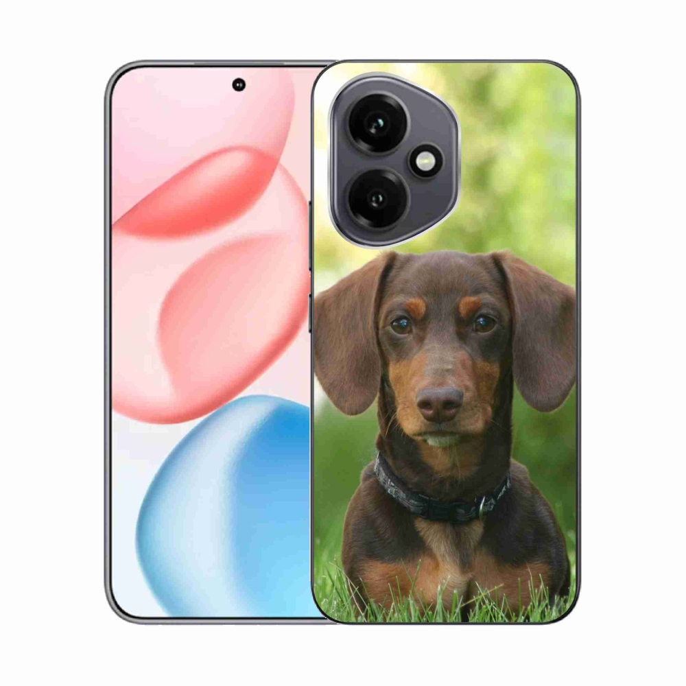 Gélový kryt mmCase na Honor 400 - hnedý jazvečík