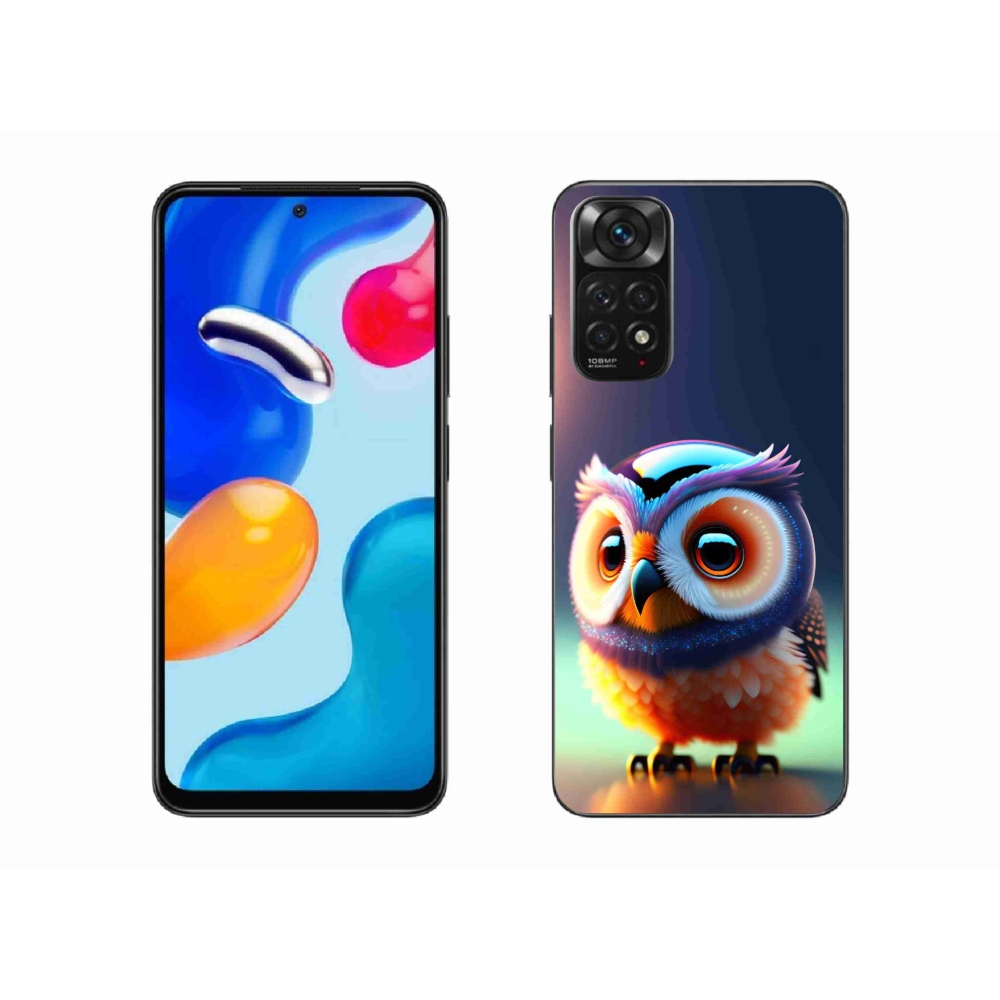 Gélový kryt mmCase na Xiaomi Redmi Note 11 4G - sovička