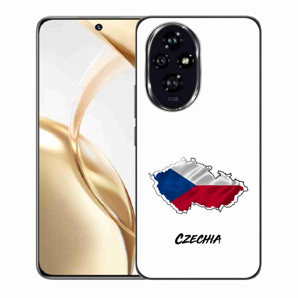 Gélový kryt mmCase na Honor 200 5G - Czechia biele pozadie