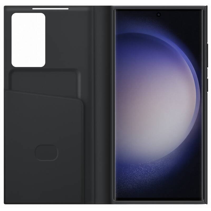 EF-ZS918CBE Samsung Clear View Puzdro pre Galaxy S23 Ultra Black