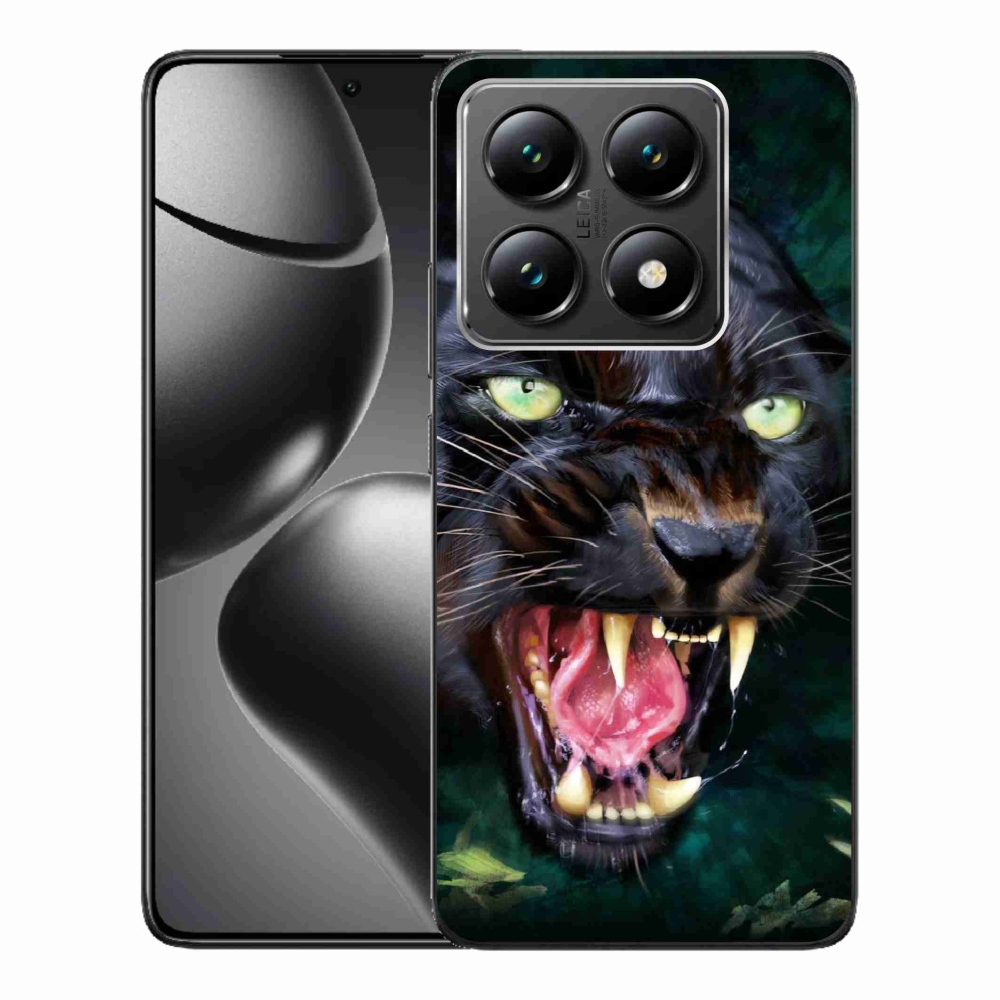 Gélový kryt mmCase na Xiaomi 14T - rozzúrený čierny panter