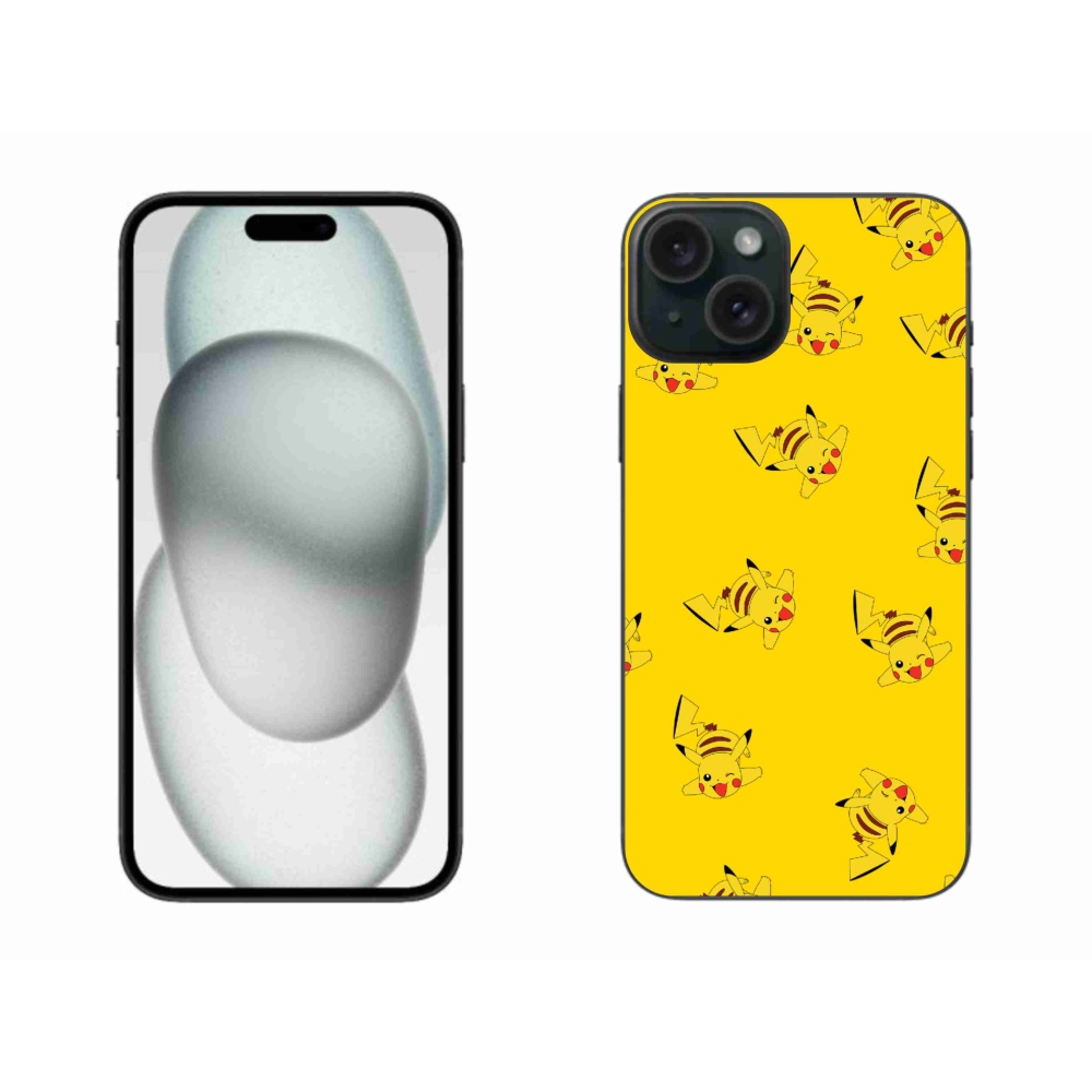 Gélový kryt mmCase na iPhone 15 Plus - pikachu