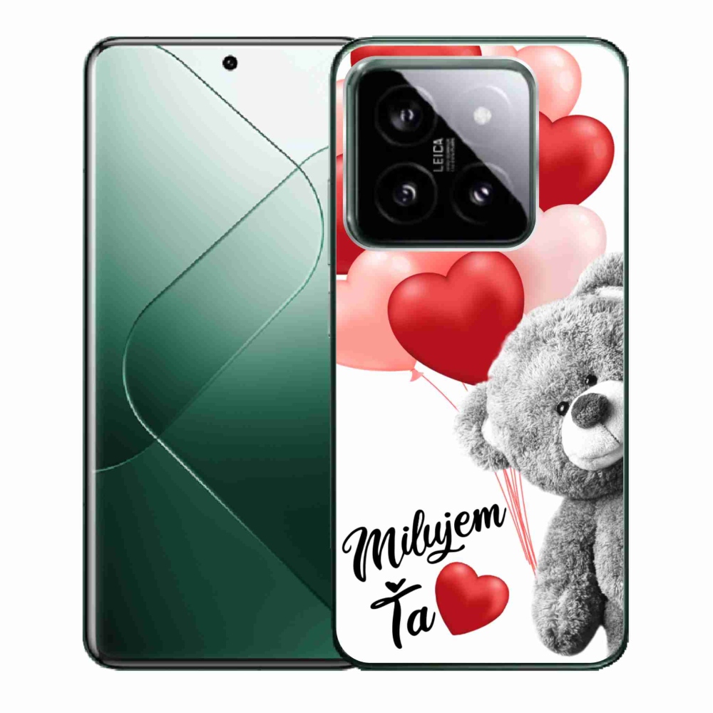 Gélový obal mmCase na Xiaomi 14 - milujem Ťa sk