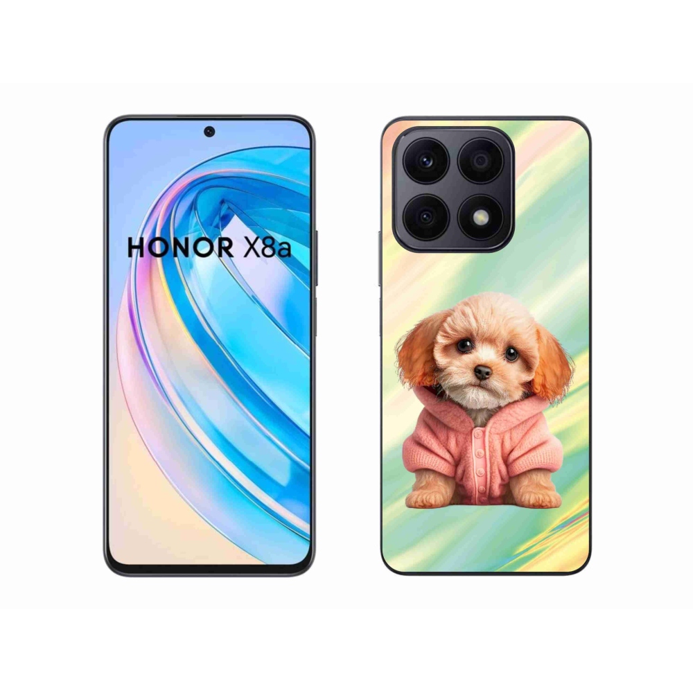 Gélový kryt mmCase na Honor X8a - šteňa vo svetri