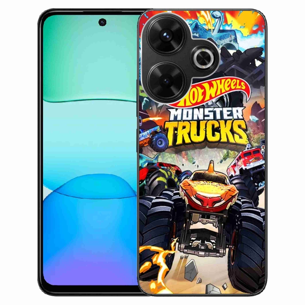 Gélový kryt mmCase na Xiaomi Redmi 13 4G/Poco M6 4G - hot wheels 2